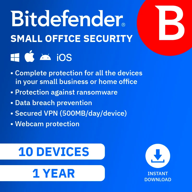 Bitdefender Small Office Security – 10 Device